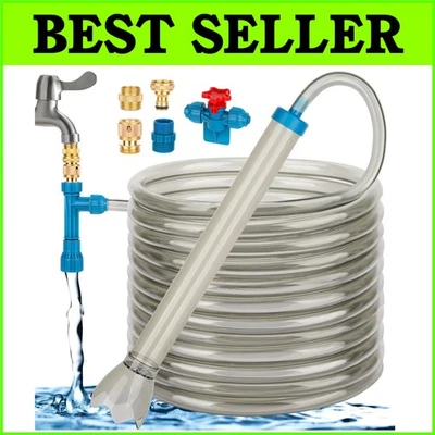 50英尺可调节水族箱砾石真空虹吸器轻松换水 — 第 1/4 张图片