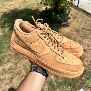 Nike Air Force 1 Low Flax Wheat Brown senza scatola 2022 autentiche taglia 15 rare ⭐️ - Foto 1 di 8