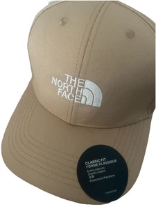 The North Face Norm Washed Cotton Classic Cap Hat Beige Natural TNF bnwt - Picture 1 of 4