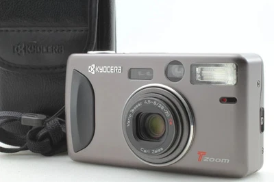 Kyocera T Zoom Yashica T4 35mm Compact Film tested All Works [MINT] Camera Jp - Image 1 of 4