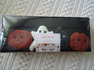 Guirnalda Halloween CANDY CORN LANE 6 pies CUTIE FACE FANTASMA Y CALABAZAS NUEVA EN CAJA - Imagen 1 de 3
