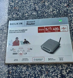 Belkin Wireless G Router ver 6002 Factory Sealed, P57612-D, New - Picture 1 of 2