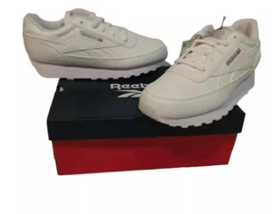 "New" Man's White Sneakers & Athletic Shoes Reebok Classic Renaissance - Size: 8 - Picture 1 of 18
