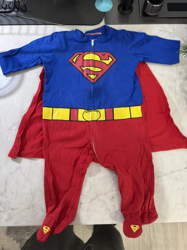 Superman Superhero Costume Superman Halloween Fancy Dress - Image 1 of 3