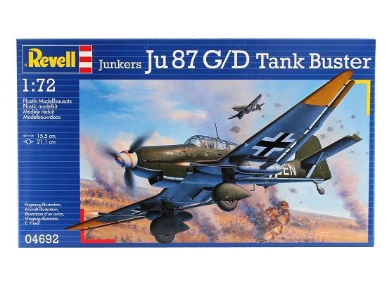 Revell 04692 - 1/72 Junker Ju-87G/D Réservoir Buster - Neuf - Image 1 of 1