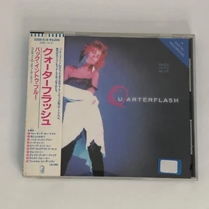 RARE Quarterflash – Back Into Blue Japan CD  32XD-659 w/ Obi - Imagen 1 de 8