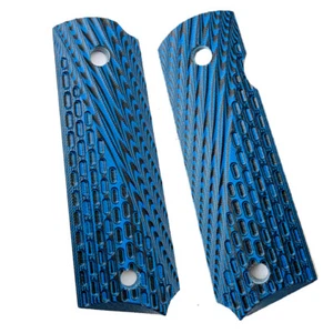 2PCS Tactics Handle Patches Custom 1911 Grips G10 Material DIY for 1911 Models k - Picture 1 of 5