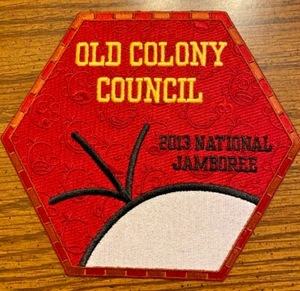 Old Colony Council 2013 National Jamboree Back Patch - Picture 1 of 1
