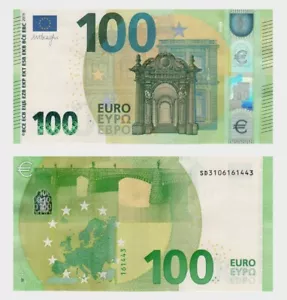 EZB - EZB - Euro Banknote - 2019 - 1x 100 Euro - 100€ - UNC - Bild 1 von 4