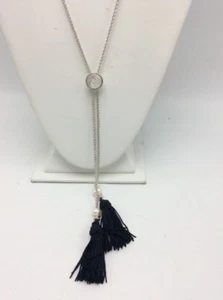 $49 Lucky Brans freshwater pearl Tassel necklace #24 - Picture 1 of 8