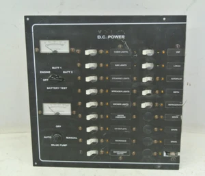 Com-Pac Yachts Sailboat AC/ DC Battery Breaker Switch Control Panel READ DETAILS - Picture 1 of 7