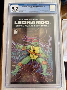 Leonardo, Teenage Mutant Ninja Turtle #1 CGC 9.2 WT 1986 1st Print Eastman Laird - Picture 1 of 3