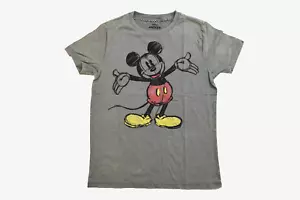 Disney Jr. Youth Boys Mickey Mouse Classic Pose Retro Graphic Shirt NWT Medium - Picture 1 of 5