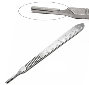 Scalpel Graduated Handle No. 3 Dental Surgical Knife Stainless Steel Instruments - Picture 1 of 3