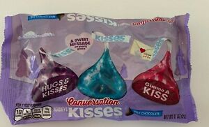 Kisses Valentine's Conversation Milk Chocolates 11oz-BRAND NEW-SHIP SAME BUS DAY