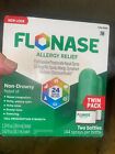 Flonase Allergy Relief. Twin Pack, Each Bottle 144 Metered Sprays. Expires 5/25