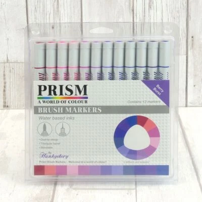 Hunkydory Prisma Pennarelli Set 12 Penne Berry Burst Creazione Biglietti Compleanno
