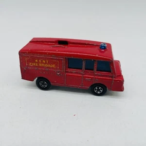 Vtg 1960s Matchbox Lesney #57 Land Rover Fire Truck Kent Fire Brigade Diecast - Picture 1 of 4