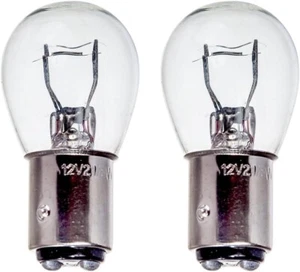 2 x P21/5W BAY15D 380 12v Clear Stop Brake Tail Light Car Bulbs - NEW - Picture 1 of 4