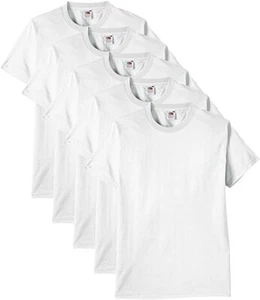 5 Pack Camisetas Básicas de Hombre Manga Corta Moda ✅ FRUIT OF THE LOOM Algodón - Imagen 1 de 17
