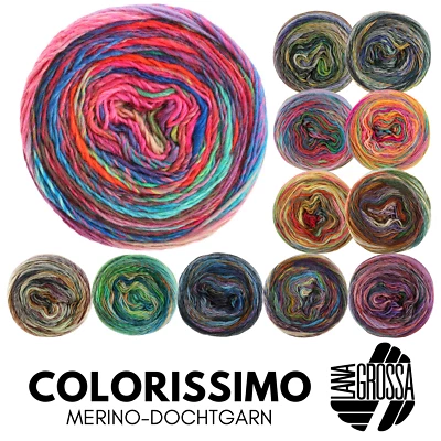 Lana Grossa COLORISSIMO Dochtgarn mit effektvollen Farbmustern 300 m  - Bild 1 von 4