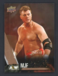 2021 UD AEW All Elite Wrestling Gold Parallel #51 MJF - Picture 1 of 2