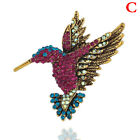 Rhinestone Hummingbird Brooches For Women Cute Bird Style Jewelry Brooch Pin Li