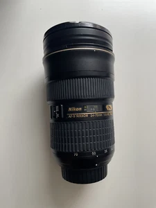 Nikon AF-S 24-70mm F2.8 G ED Autofocus Zoom Lens Front & Rear Lens Cap - Picture 1 of 7