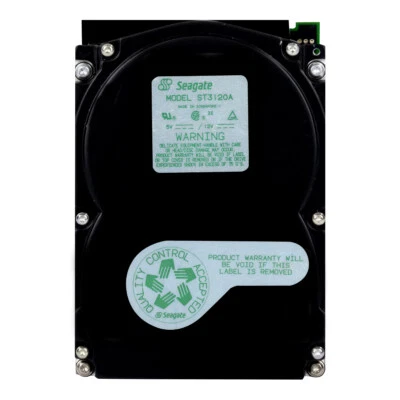 Hard Drive Seagate 107MB ST3120A 3211U/Min Ata Ide Pata 3.5'' Inch - Image 1 of 3