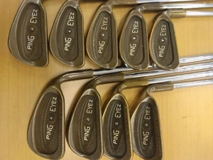 Ping Eye2 Beryllium Copper White Dot Iron Set #3-9,W,S(9Clubs)/Micro Taper Shaft - Picture 1 of 24