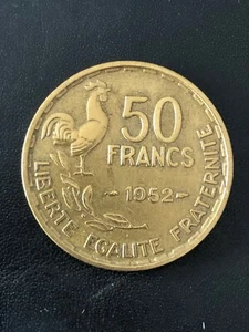 MONNAIE FRANCE Piéce de 50 FRANCS GUIRAUD 1952 Bel état - Picture 1 of 2
