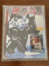 MANON RHEAUME SIGNED BECKETT HOCKEY MONTHLY PRICE GUIDE DECEMBER 1992 RARE