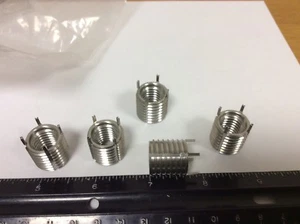 New Qty (5) Acme 1/2-13 X .688" Stainless Key Locking Inserts, MS51831-106 - Picture 1 of 2