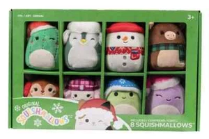 Squishmallows 4-inch Ornament Plush 8-pack Assorted (WINTER) - Picture 1 of 5