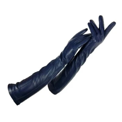Woman Gloves New Warm Cashmere Lining Ladies Gloves Long Gloves Elbow Arm Sleeve - Image 1 of 4