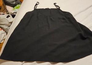 TU Black Sleeveless Adjustable straps top Size 12 BNWOT - Picture 1 of 6
