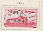 Norvège Célèbre Médical Cancer Radium Hôpital Timbre 1931 CV $18 Royaume-Uni