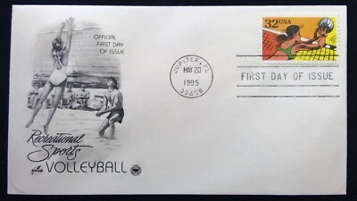 Scott 2961 FDC Volleyball Recreational Sports Series PCS Cachet - Image 1 of 3