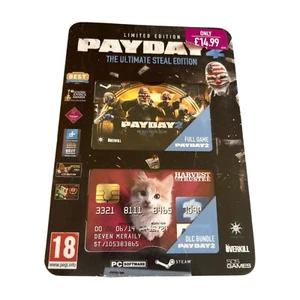 Payday 2 Ultimate Steal Pack Limited Edition PC Steam Pegi 18 New - No Disc - Picture 1 of 5