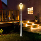 77" Solar Lamp Post Light Outdoor All Weather Protection, for Backyard