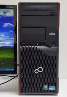 FUJITSU Windows XP Gaming PC Maschinen Computer HD i3 160GB 4GB COM RS-232 DVD-R - Bild 1 von 4