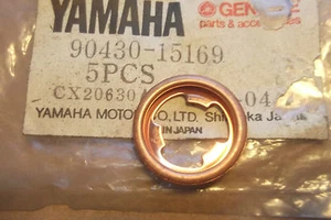 YAMAHA XVS1100 XV 750 1000 1100 VIRAGO GENUINE OIL PUMP GASKET - # 90430-15169 - Picture 1 of 1