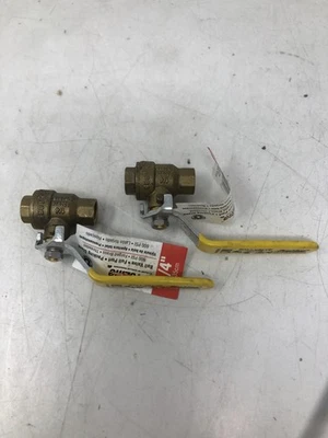 Proline 107-821NL Low Lead Ball Valve, 1/4" Qty:2 - Image 1 of 4