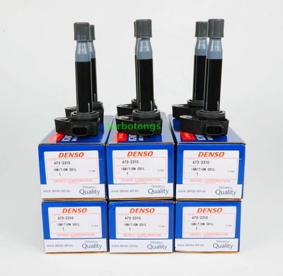 6Pcs Denso Ignition Coil 30520-P8E-A01 Fits For Honda Accord Odyssey Acura CL TL Foto 1 de 4