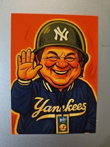 Yankees Caricatures Custom Card - War Helmet Don Zimmer - Picture 1 of 2