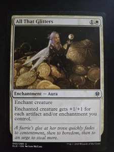 All That Glitters NM Throne of Eldraine MTG FREE SHIPPING - Picture 1 of 2