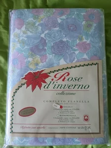 Lenzuola Completo Letto Singolo Flanella Nuove - Foto 1 di 4