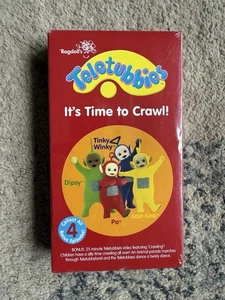 Teletubbies: It’s Time To Crawl VHS Tape 2004 Bonus Promotional Video SEALED - Picture 1 of 1
