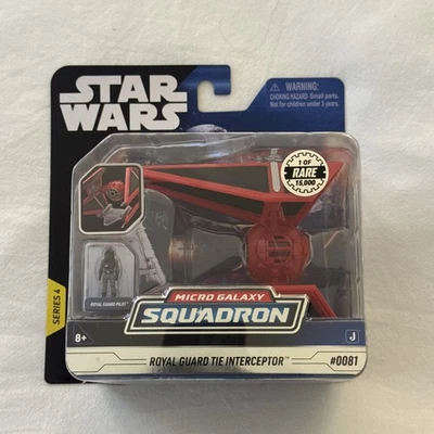 Star Wars Micro Galaxy Squadron Royal Guard Tie Interceptor  #0081 1/15000 Chase - Image 1 of 3