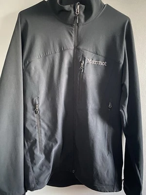 Marmot Men's Size Large Altitude Softshell Full Zip Jacket Black - Image 1 of 4